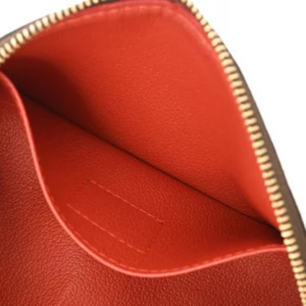 Louis Vuitton Damier Pochette Cosmetic Brown Canvas Pouch - Picture 9 of 10